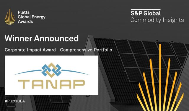 S&P Global Platts Global Energy Awards Kurumsal Etki Ödülü Türkiye’nin 