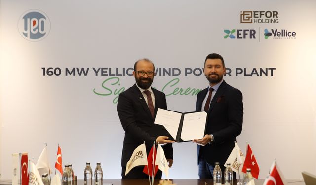 YEO Teknoloji ve Efor Holding’den Sivas Rüzgarını Yeşil Enerjiye Çevirecek Anlaşma