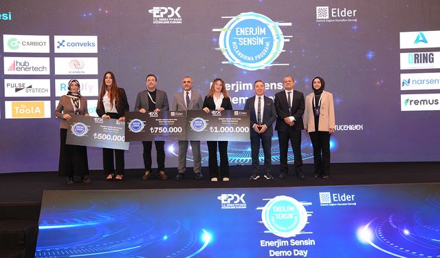Elder, "Enerjim Sensin" Programıyla 2,25 Milyon Liralık Ödülü Girişimcilere Dağıttı