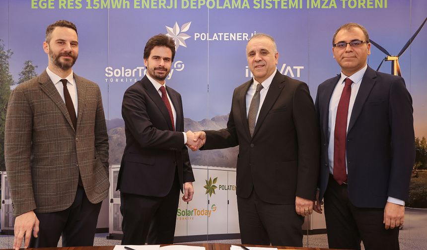 Polat Enerji ile SolarToday Arasında 15 MWh Enerji Depolama Sistemi Anlaşması