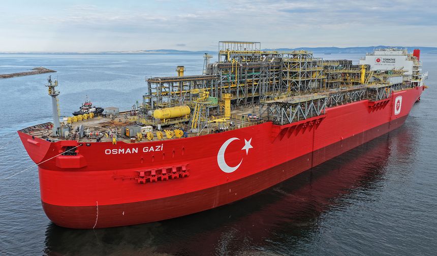 "Osman Gazi", Karadeniz'deki Doğal Gaz Üretimini İki Katına Çıkaracak