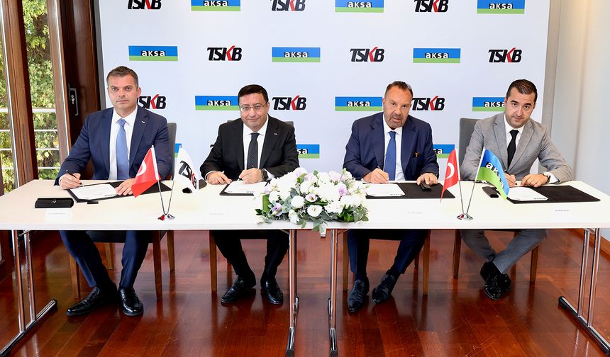 TSKB ve Aksa Enerji’den  80 Milyon Dolarlık Anlaşma