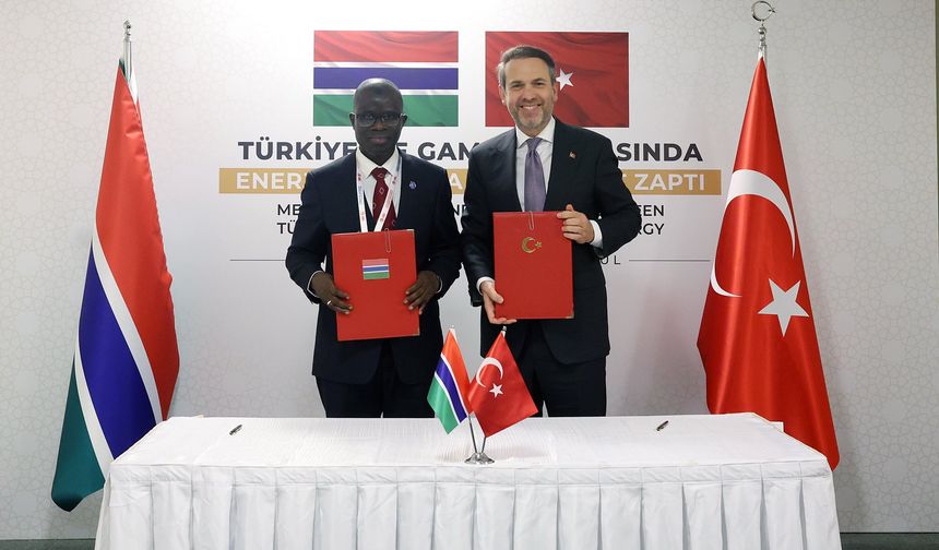 Türkiye ile Gambiya Enerji Alanında İşbirliği Anlaşması İmzaladı